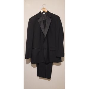 Gerald Austin Tuxedo Suit Men's 46 Long 2 Piece Jacket‎ Pants 41 41x28
